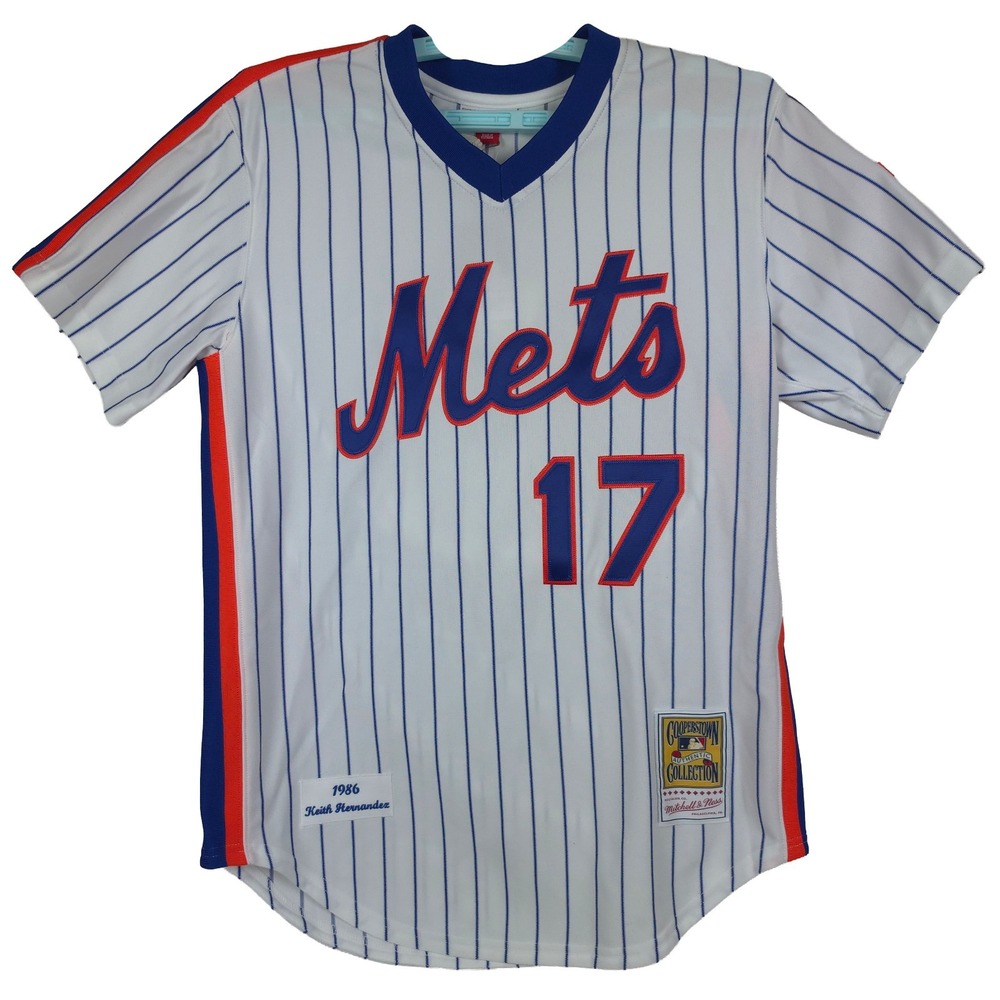 Authentic Keith Hernandez NY Mets Mitchell & Ness MLB Medium Jersey White NWT